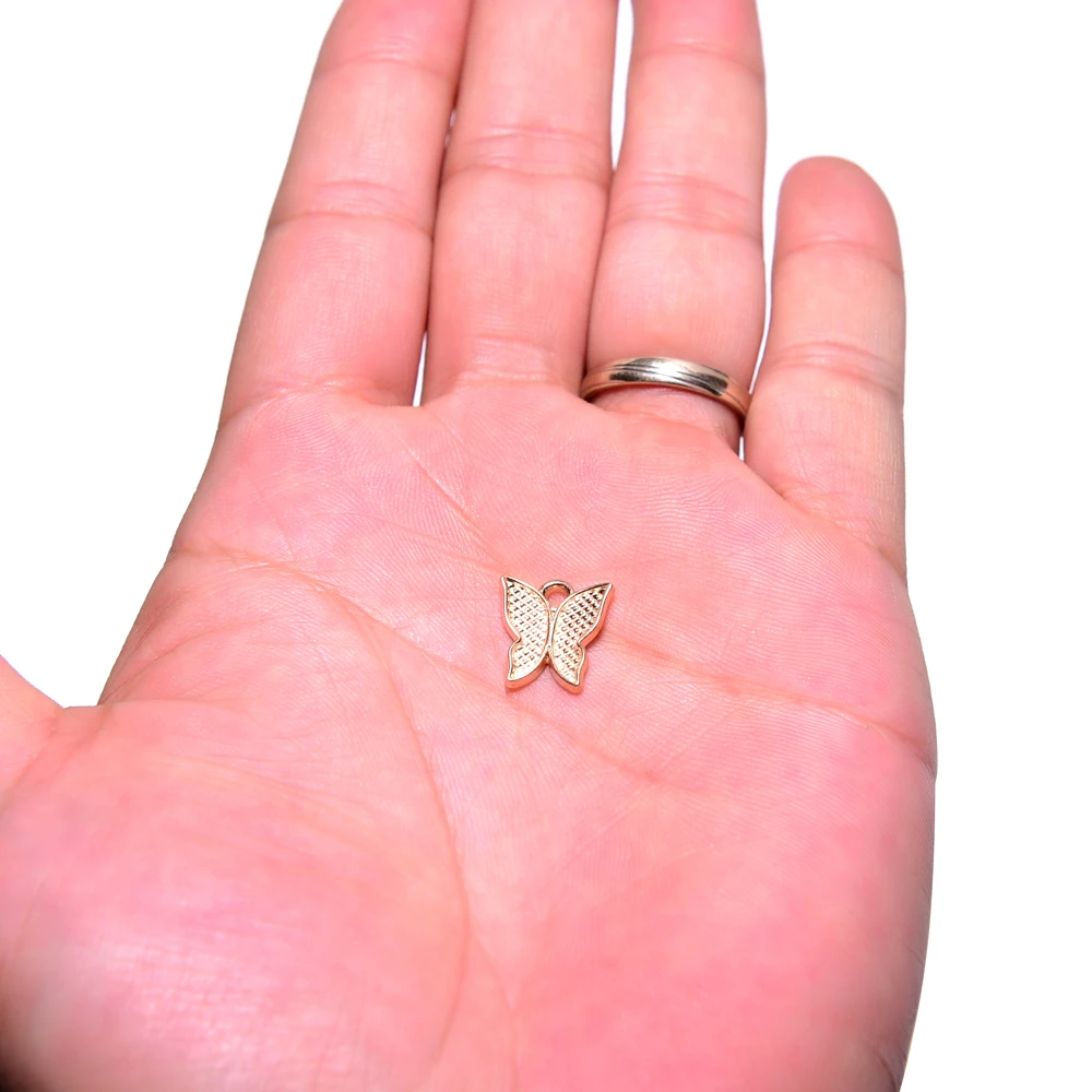 Модные ювелирные изделия с подвеской бабочкой из сплава 20 шт./лот Женские