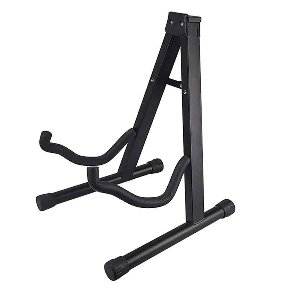

Folding Guitar Stand Floor Holder A-Frame Universal Fits Acoustic Electric Bass Protect Guitar From Scratches Easy To Move