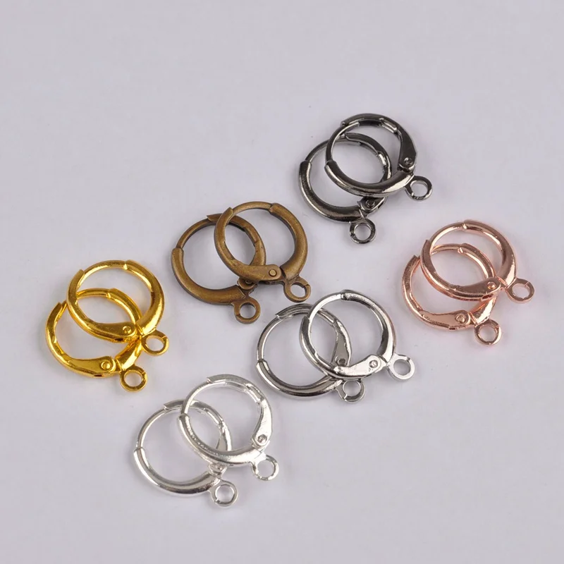 1000pcs 15mm Korean Small Hoop Earring Findings Earring Hooks Ear Ring Hooks Earrings DIY Handmade Beading Materials Wholesale