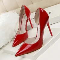 new fashion 10 5cm super high heels women pumps thin heel classic white red sexy prom wedding shoes