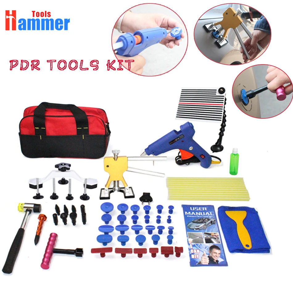 PDR KING Paintless Dent Puller инструменты для удаления клея ремонт dent lifter линейная плата