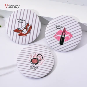Vicney Fashion 1 шт. мини карманное косметическое зеркало компактные зеркала Espelho De Maquiagem Espejos De Bolsillo для домашнего офиса