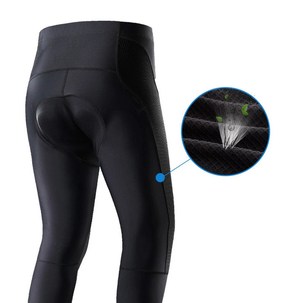 

Men Cycling Pants Elastic Cycling Tight Pants Clothing Gel Pad MTB Bike Bicycle Trousers Breathable Summer Outdoor Sports