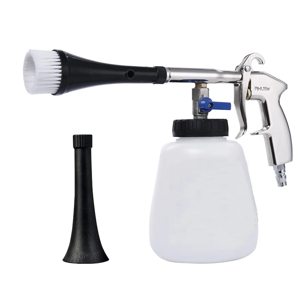 

Car Washer Cleaning Gun Tornado High Pressure Washer Car Interior Deep Cleaning Guns For Cockpit Care With Brush Air Operated