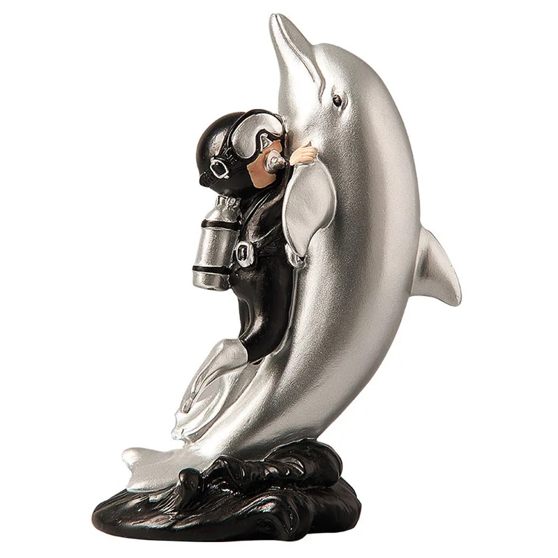 Европейская Миниатюрная модель животного для верховой езды скульптура из смолы