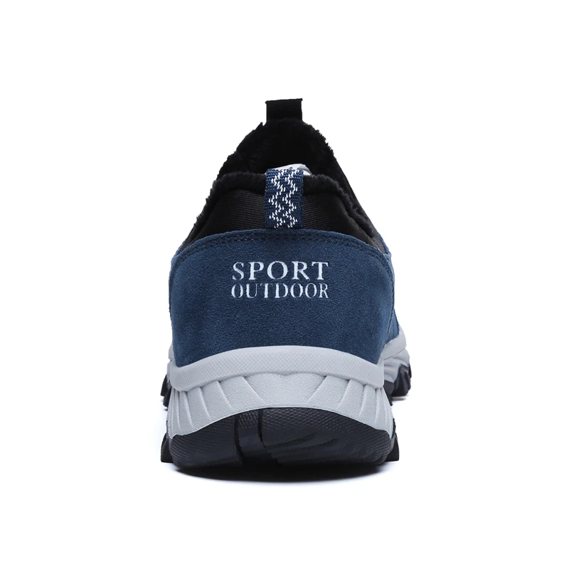 Мужские зимние треккинговые ботинки из водонепроницаемой кожи Дышащая обувь для