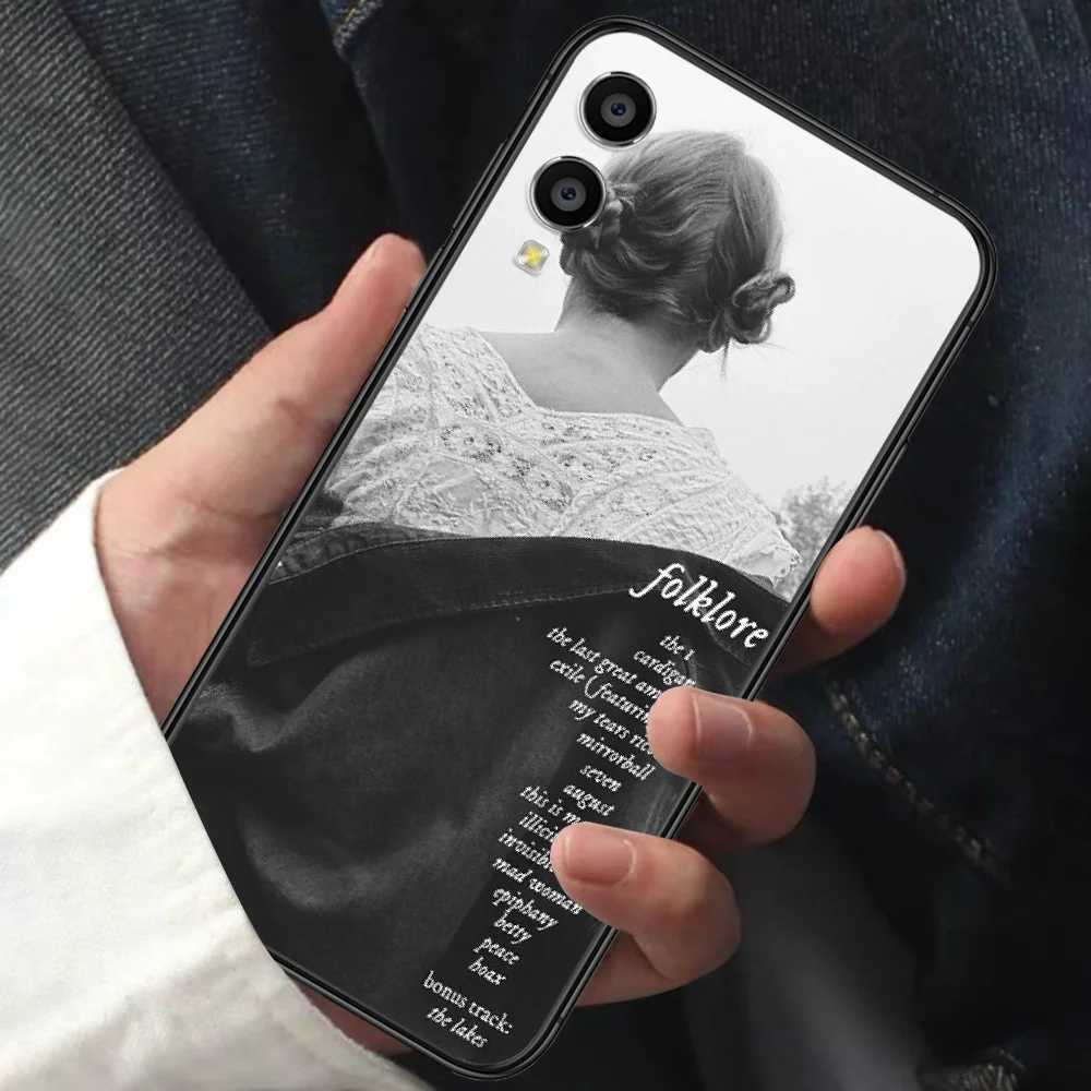 

New Album Taylor Folklore Phone Case For HUAWEI Honor 6 7 8 A S 9 X Mate 10 20 30 i Lite Pro Y7 2019 black Cell Tpu Shell Pretty