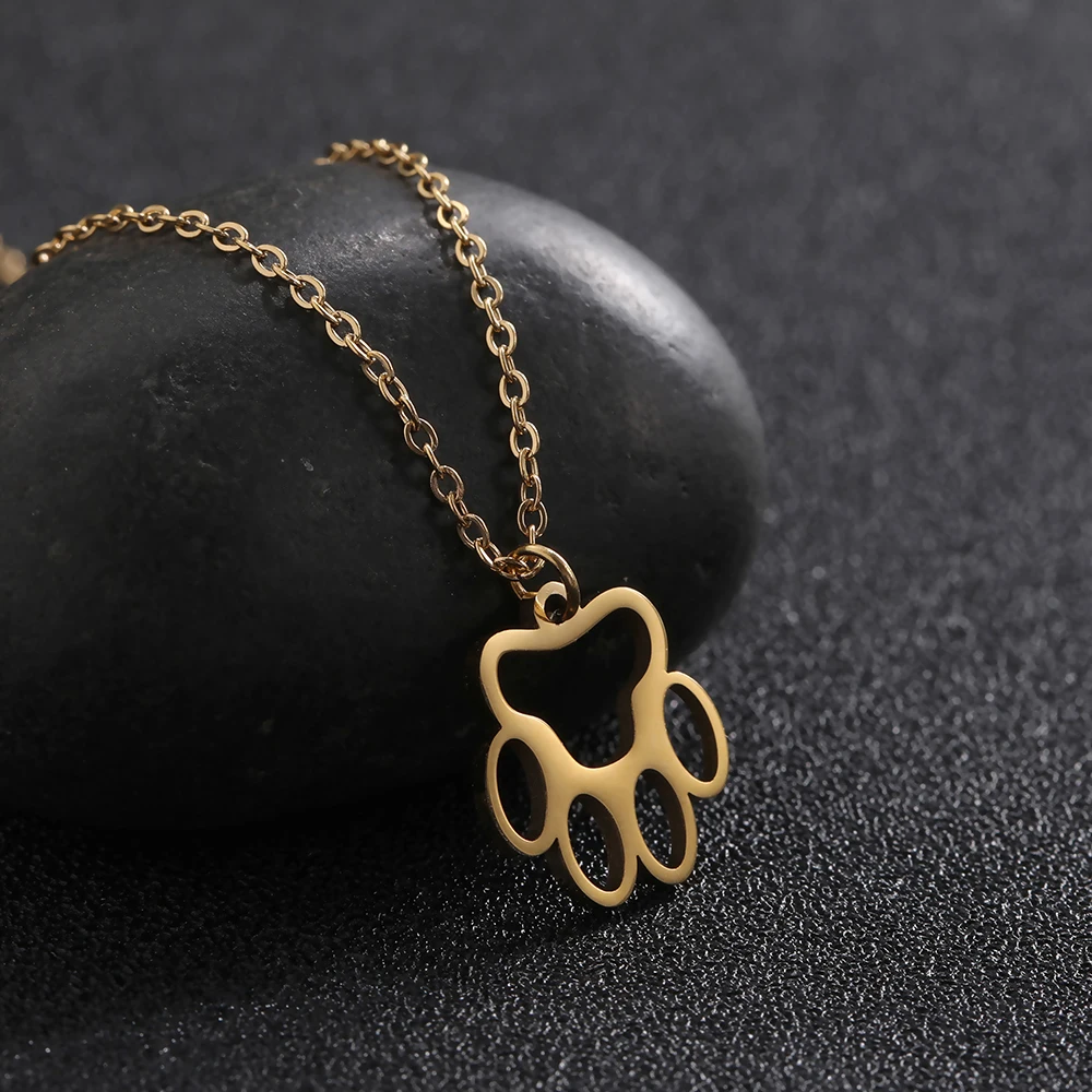 Ожерелье Skyrim женское из нержавеющей стали золотое с подвеской|Ожерелья