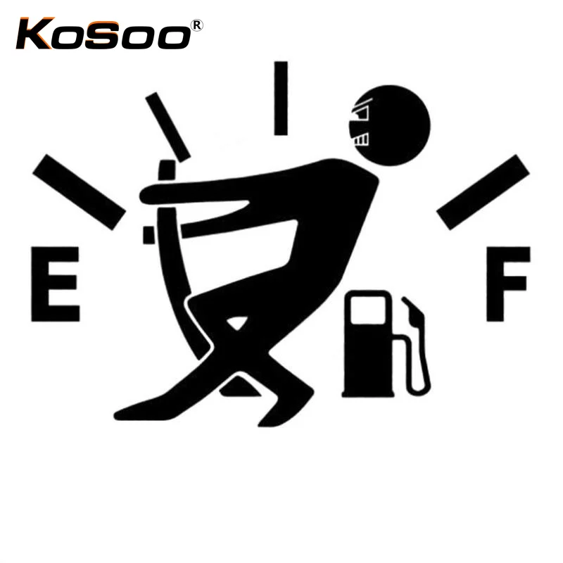 KOSOO бесплатная доставка забавные автомобильные наклейки с высоким расходом газа