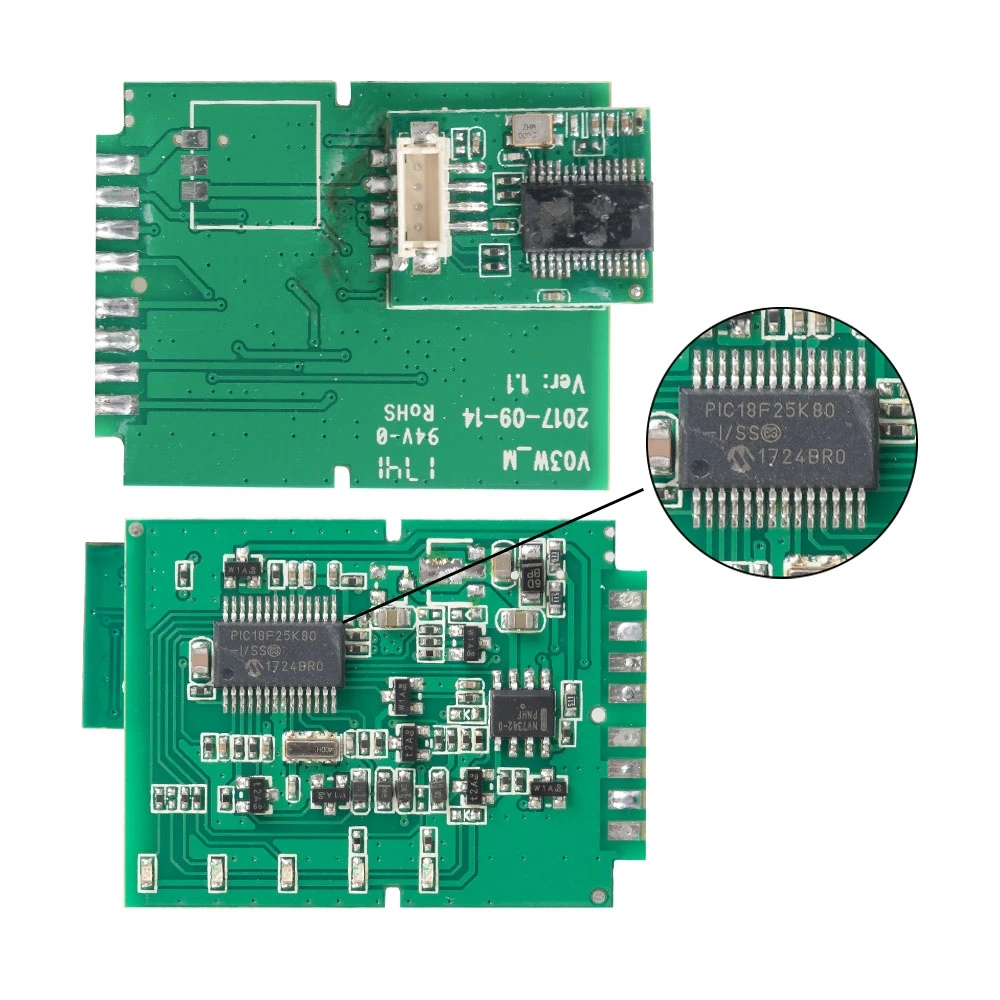 ELM327 USB V1.5 OBDII сканер с чипом PIC18F25K80 автомобильный считыватель кодов ELM 327 OBD2 J1850