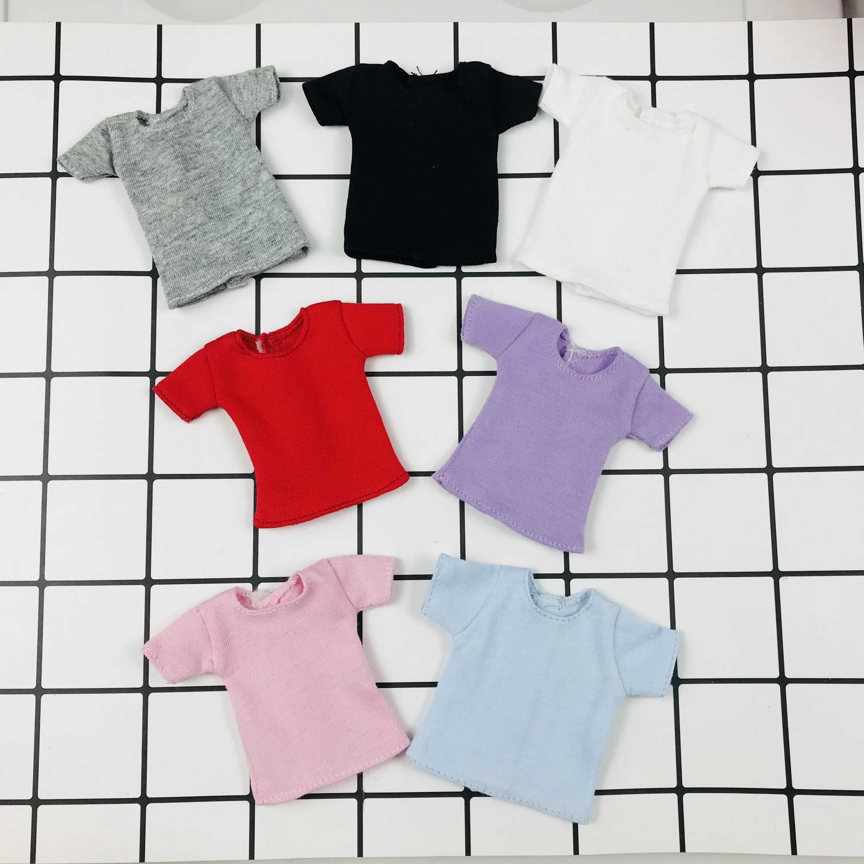 Одежда Blyth 1 шт. белая/Розовая/красная/серая/черная короткая Классическая