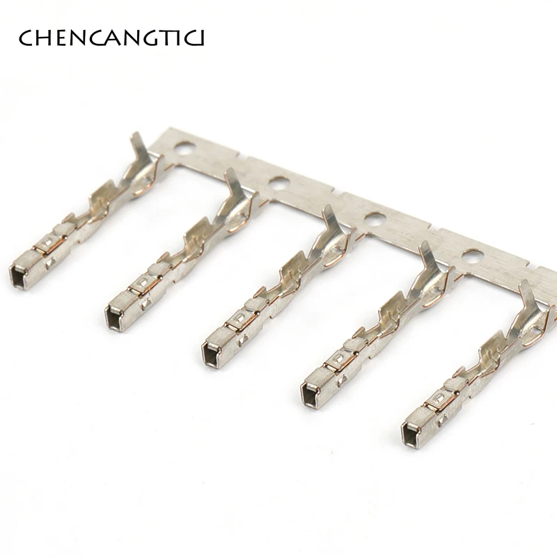 50 шт. обжимной терминал 0 6 мм соединительные контакты латунь Луженая