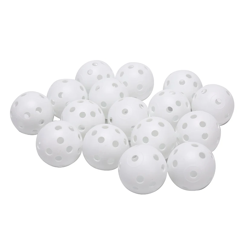 

Hollow Golf Practice Training Aids Sports Accessories Training Plastic Elastic Golf Balls Whiffle Airflow For Pre-game Warm Ups