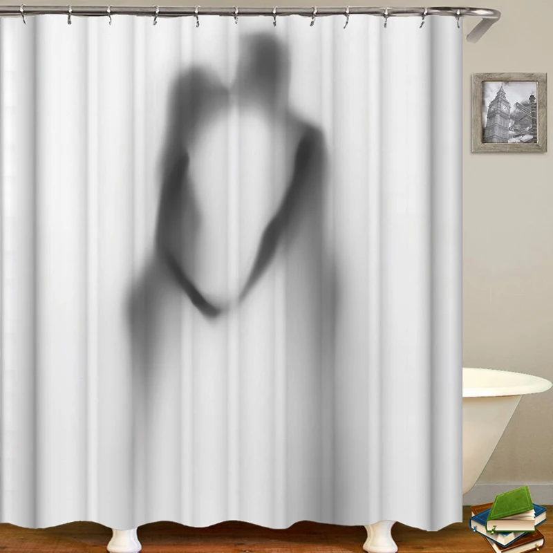 Сексуальная модная Водонепроницаемая занавеска для душа из полиэстера s ванной