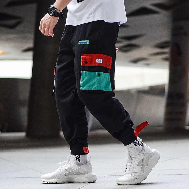 

Новинка, мужские комбинезоны-карго от коски, уличная одежда, тренировочные штаны в стиле хип-хоп, джоггеры с несколькими карманами, длинные ...