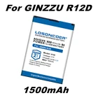 LOSONCOER R12D Сменные литий-ионные батареи 1500 мАч для GINZZU R12D мобильный телефон аккумулятор R12D аккумулятор  в наличии
