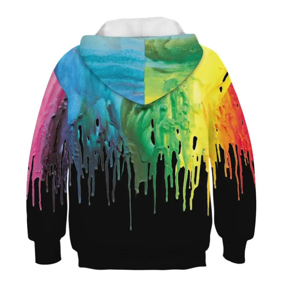

3D Print Splashing ink Starry Sky Boys Hoodies Teens Autumn Hooded Sweatshirt For Boys Girl Clothes Long Sleeve Pullover Tops