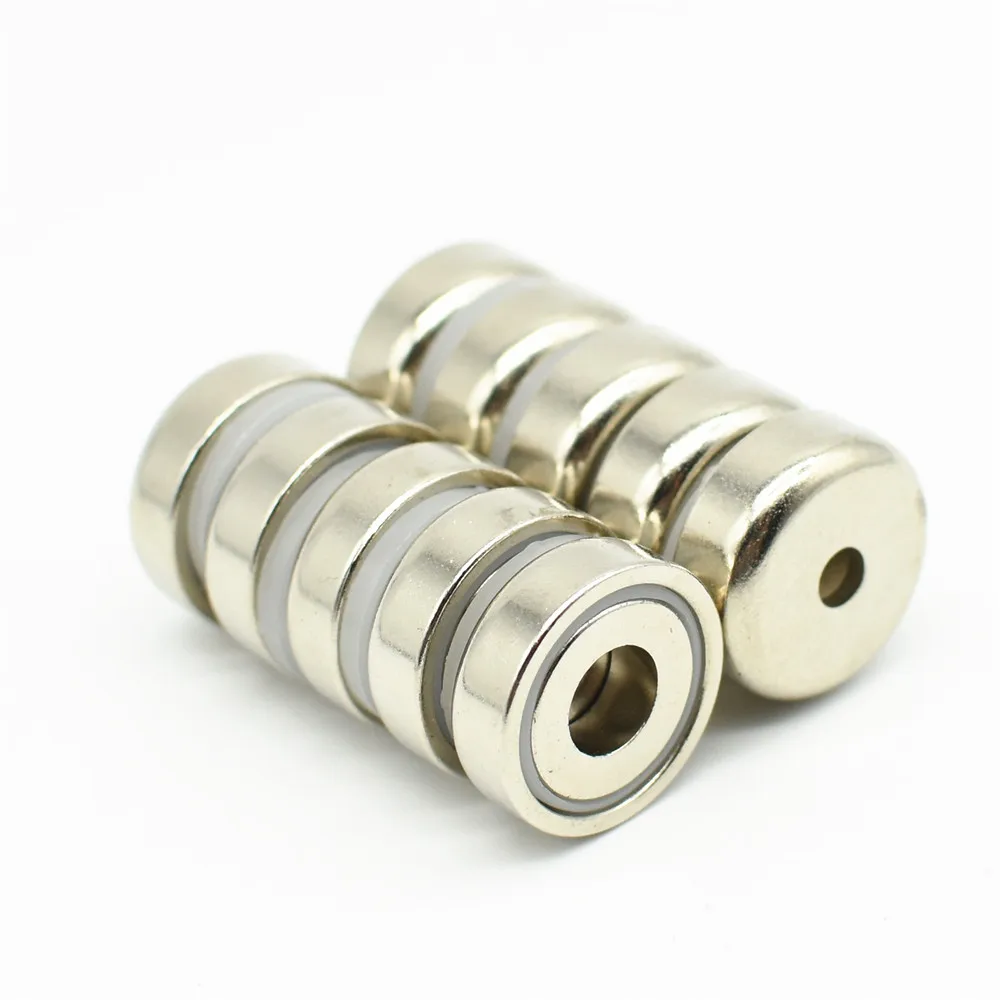 Крепежный магнит диаметр 20 мм монтажные Подъемные Магнитные горшки с потайным