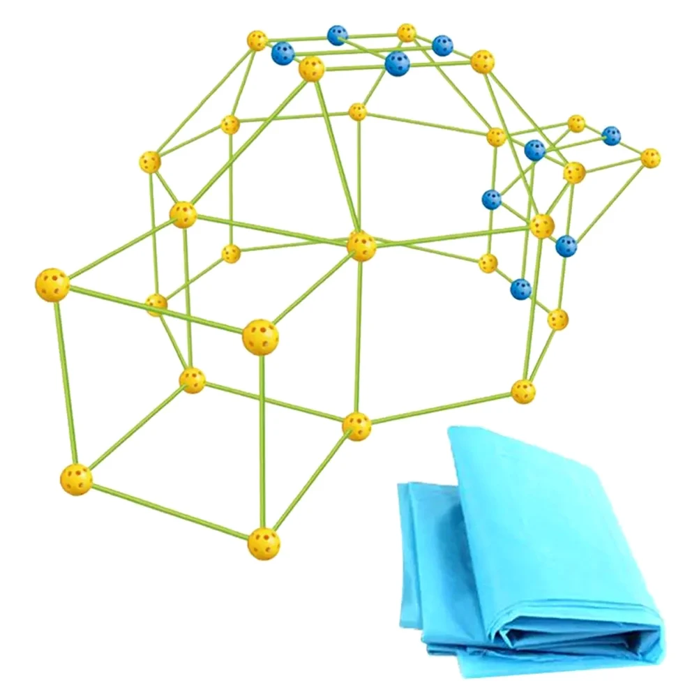 Детский конструктор форт замки туннели палатки набор сделай сам Игровая палатка