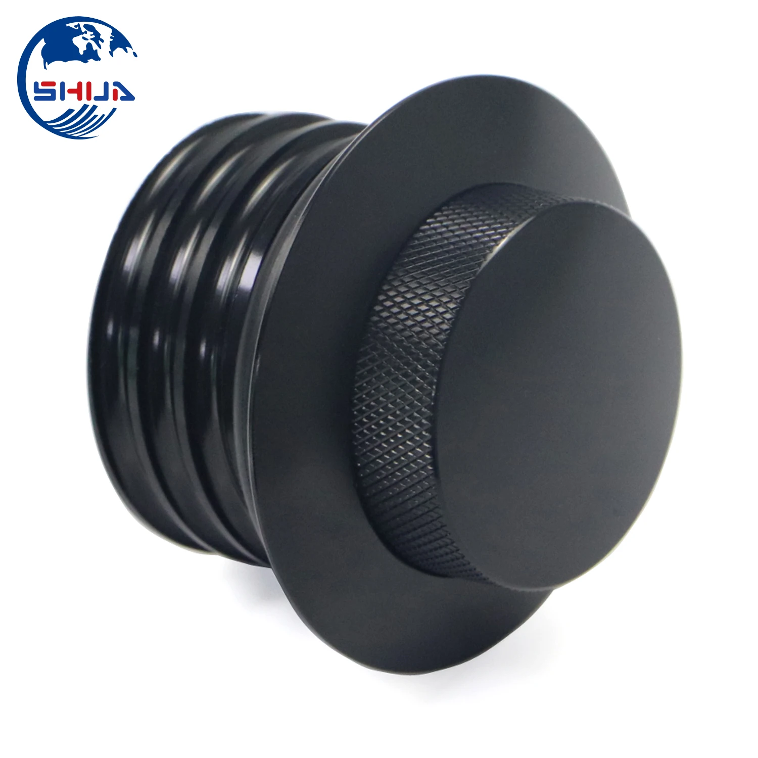 Выдвижная газовая Крышка для мотоцикла резервуар с правой резьбой черная крышка