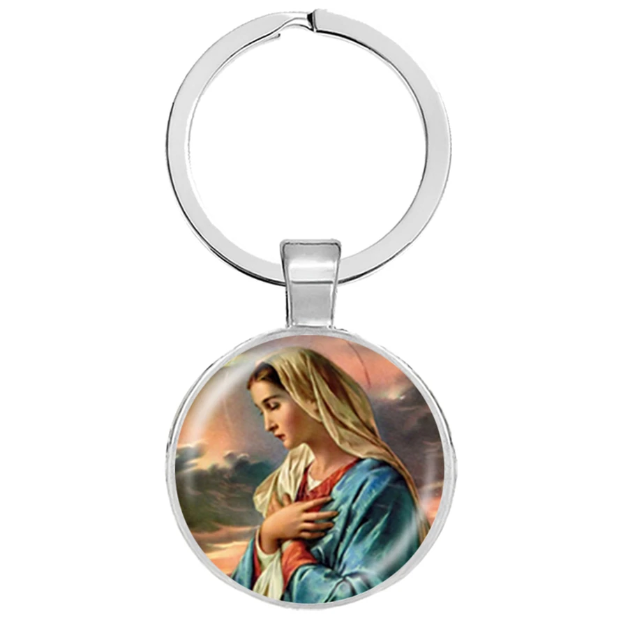 Девы Марии матери Детские брелоки Иисус Христос христианский Подвески Брелоки