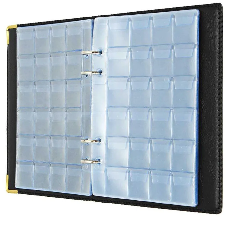 

480 Pieces Coins Storage Book Commemorative Coin Collection Album Holders Collection Volume Folder Hold Multi-Color Empty Coin