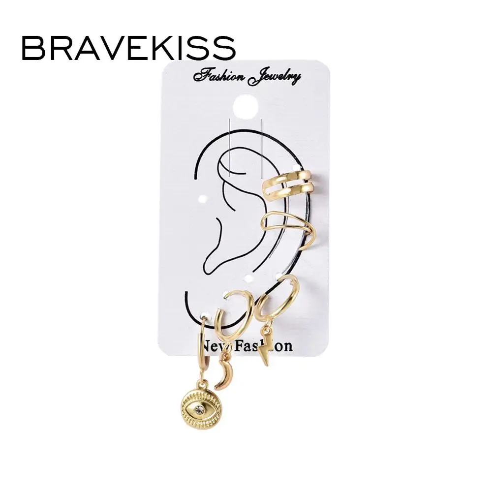 BRAVEKISS погодные маленькие серьги Набор сделай сам для женщин из нержавеющей стали