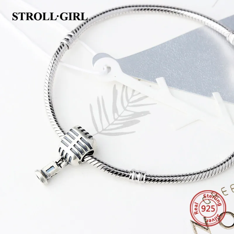 Подходит для аутентичный европейский стиль Браслеты Подвески Микрофон