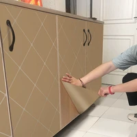 Self Adhesive Vinyl Film Wallpaper Furniture Renovation Stickers Kitchen Cabinet Waterproof Oil Proof Wall Stickers Home Decor