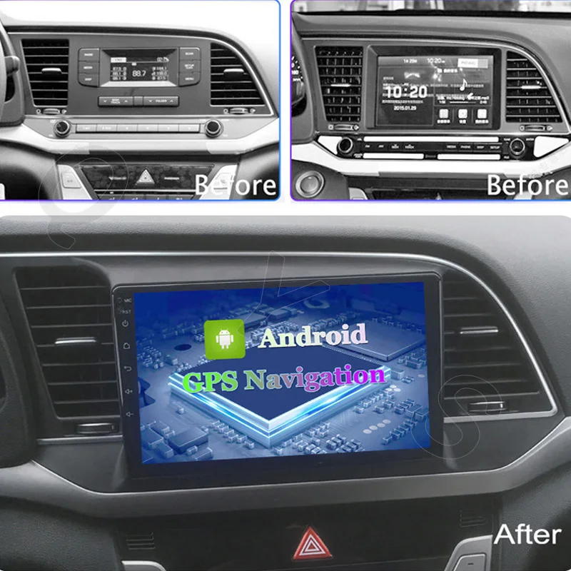 Автомагнитола для Hyundai Elantra 2016 2017 2018 HD Android 10 0 Автомобильный мультимедийный