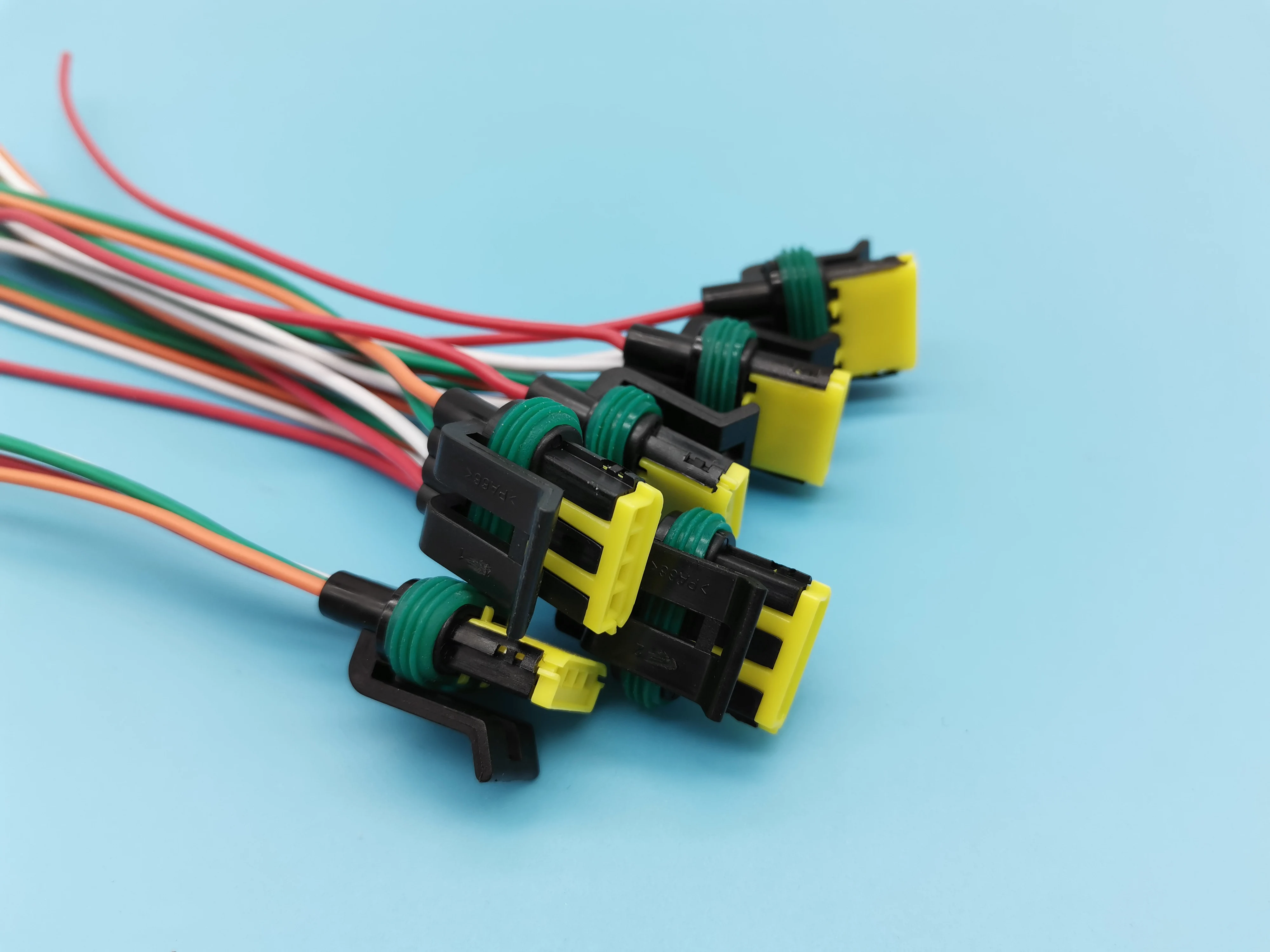 4-контактный гнездовой разъем датчика кислорода двигателя, проводной жгут DJ7044A-1.8-21 444046-1