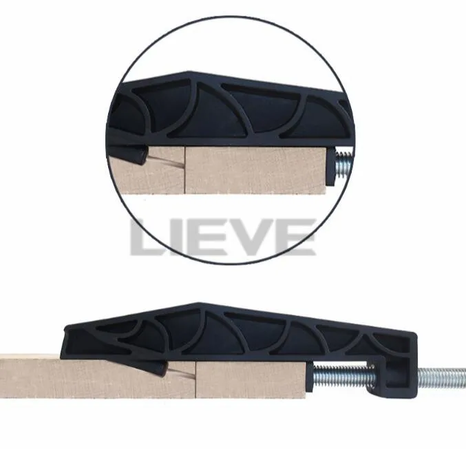 Фиксированные хомуты с наклонным отверстием деревообрабатывающий зажим