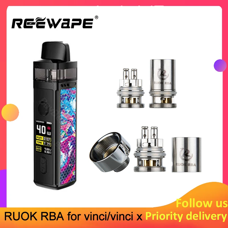 Оригинальная катушка Reevape RUOK RBA 1 шт. сменная для Voopoo Vinci/ Vinci X электронная