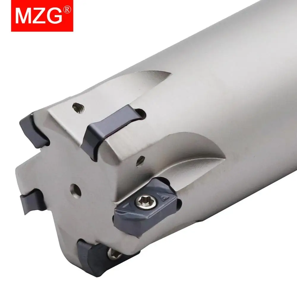 

MZG EXN03R CNC Fast Feeding Lathe Machining Alloy End Mill Shank LNMU Double Side Carbide Insert Milling Cutter
