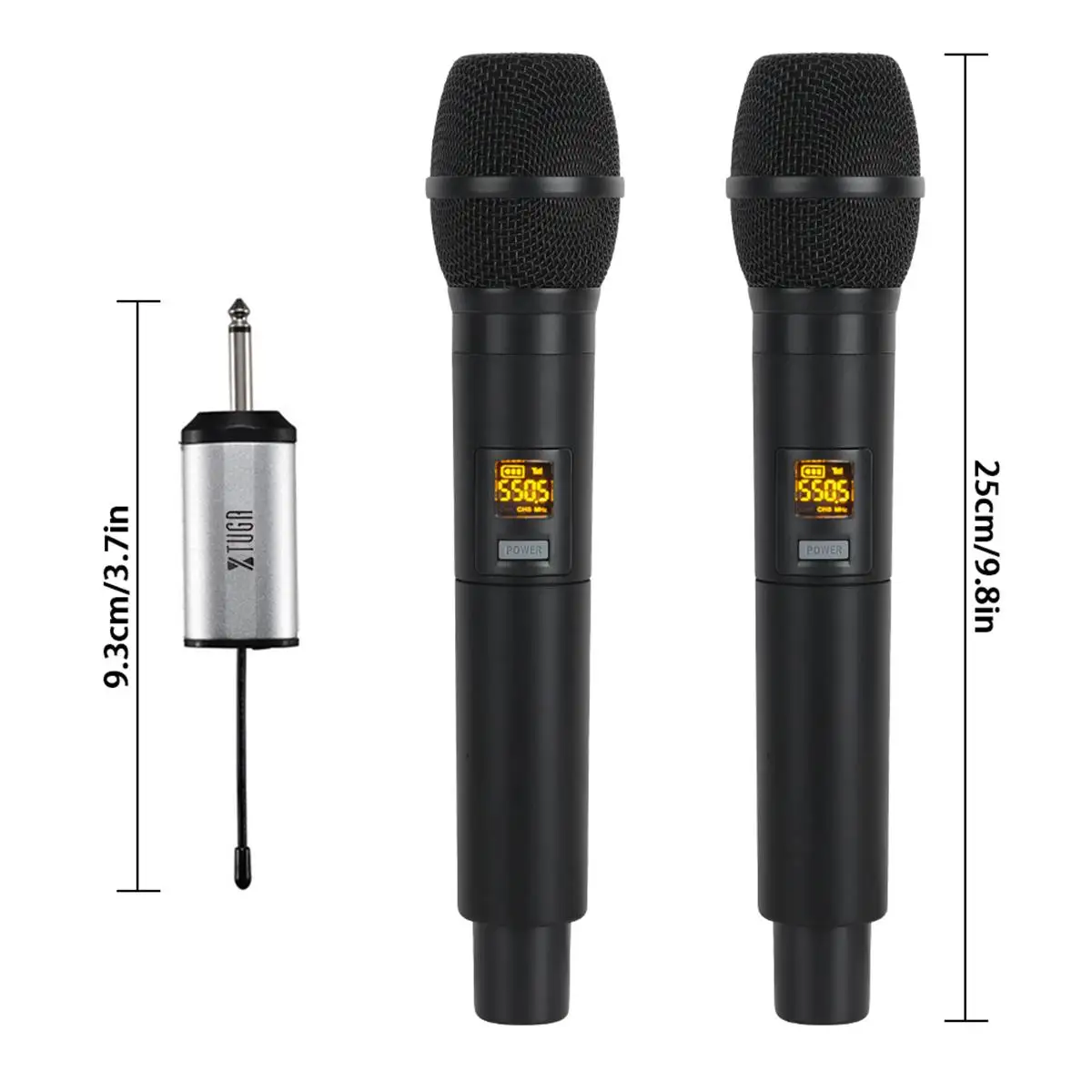 

Professional UHF Automatic Handheld Microphone UW-01 Wireless Microphone System Frequency Adjustable For KTV Church Show Meeting