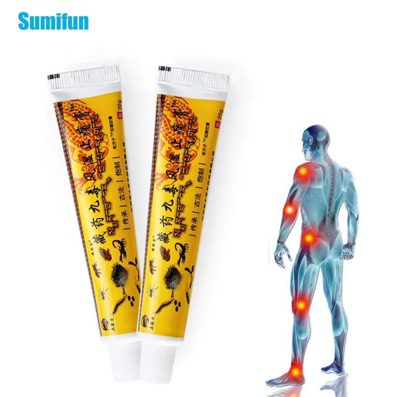 

1Pcs 20g Scorpion Venom Pain Relief Ointment Chinese Herbal Cream for Rheumatoid Arthritis Joint Muscle Rub Medical Plaster