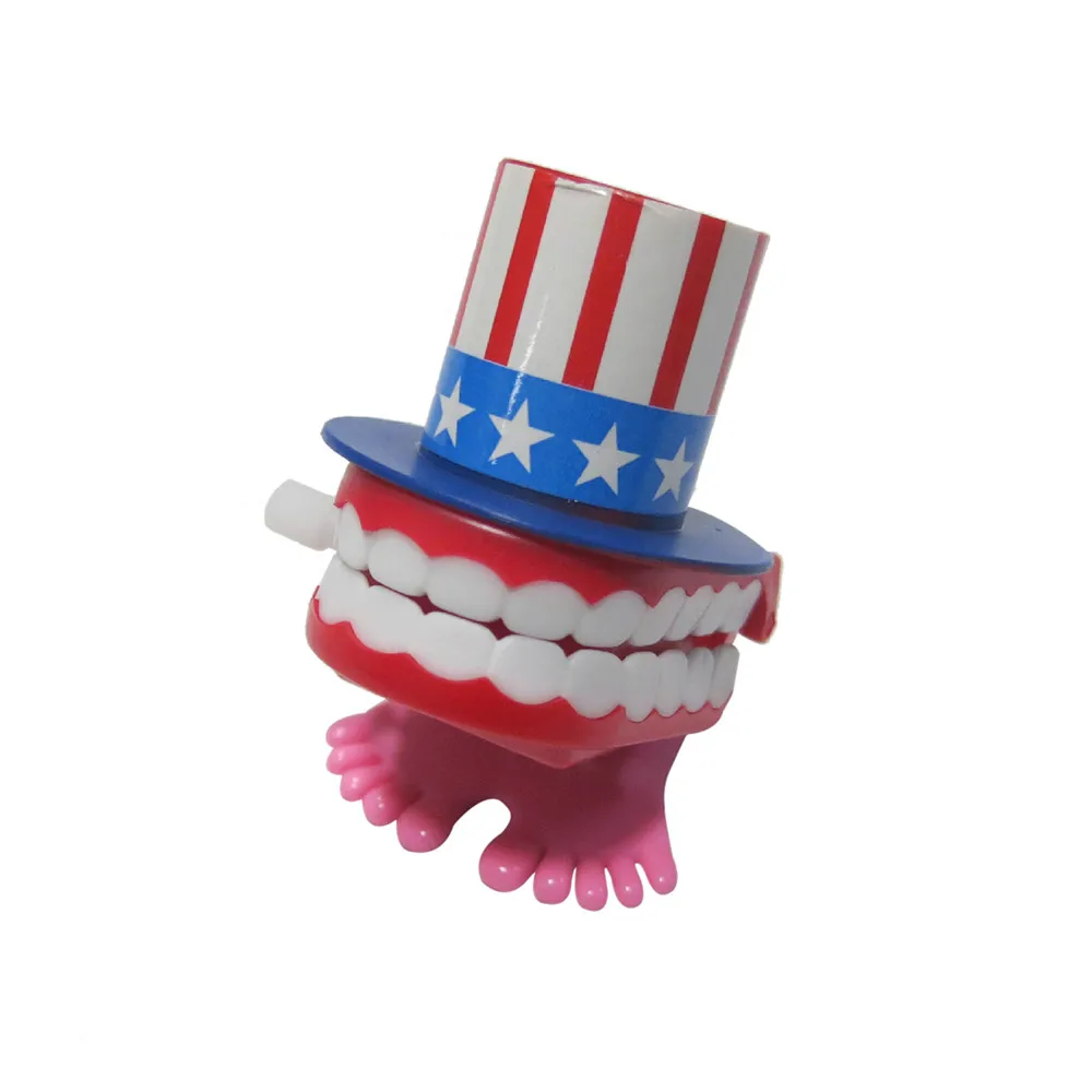 7 см Американский флаг ветрозащитные ходячие зубные протезы для младенцев