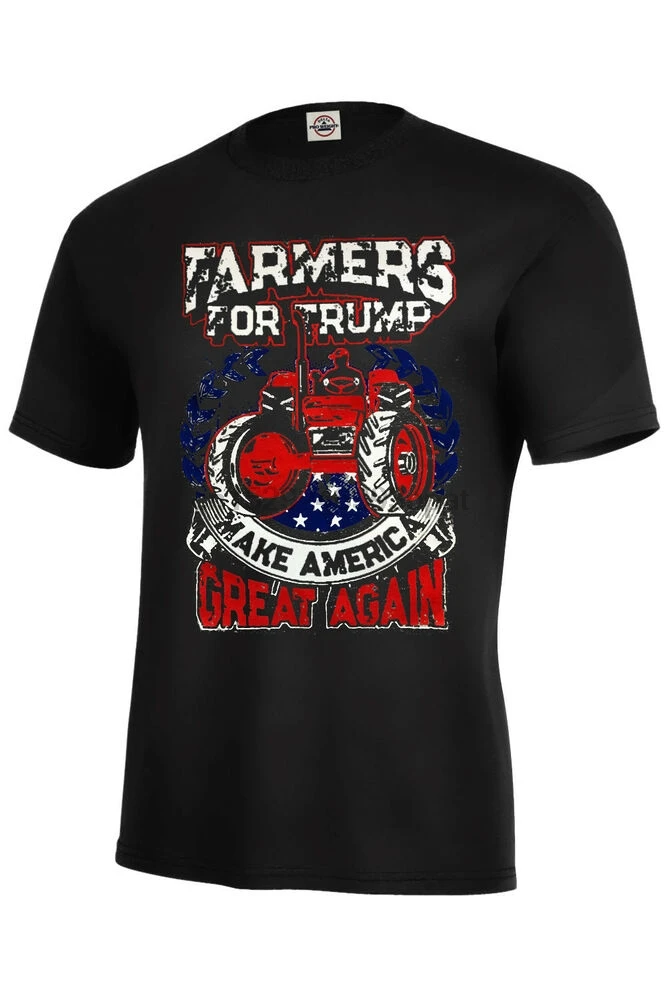 Дональд Трамп 2020 футболка фермеров для Трампа MAKE AMERICA GREAT AGAIN размеров S 5XL|Мужские