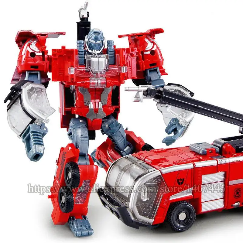 

WEIJIANG 5 IN 1 oversize 35CM Transformation ABS Plastic Devastator Toy boy Robot Car Fire Rescue Motorcycle kids Action Figures