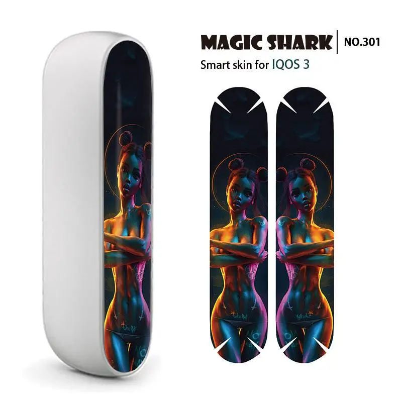 ПВХ модный не выцветающий сексуальный череп ниндзя Женская наклейка для девушек