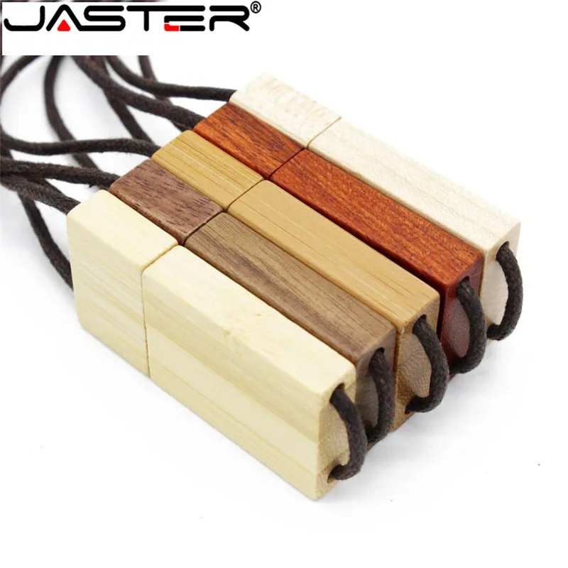 JASTER красный деревянный флэш накопитель usb 2 0 с бамбуковым чехол (Бесплатный