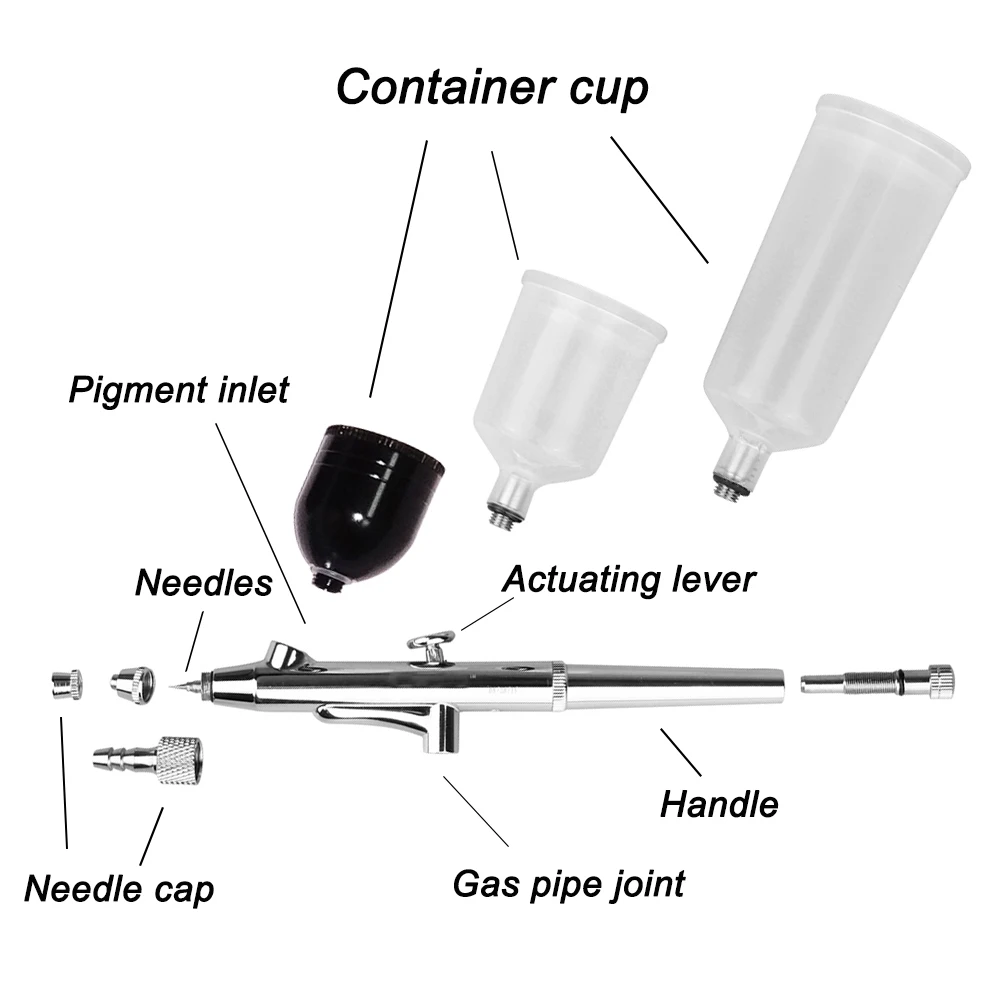 Беспроводной Набор Аэрограф маленький распылительный насос набор ручек