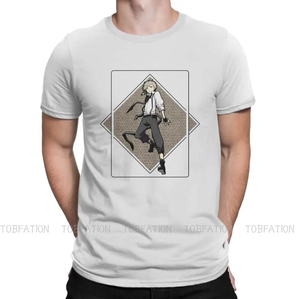 

Bungou Stray Dogs TShirt for Men ATSUSHI NAKAJIMAI IN THE BOX Soft Casual Tee T Shirt High Quality Trendy Loose