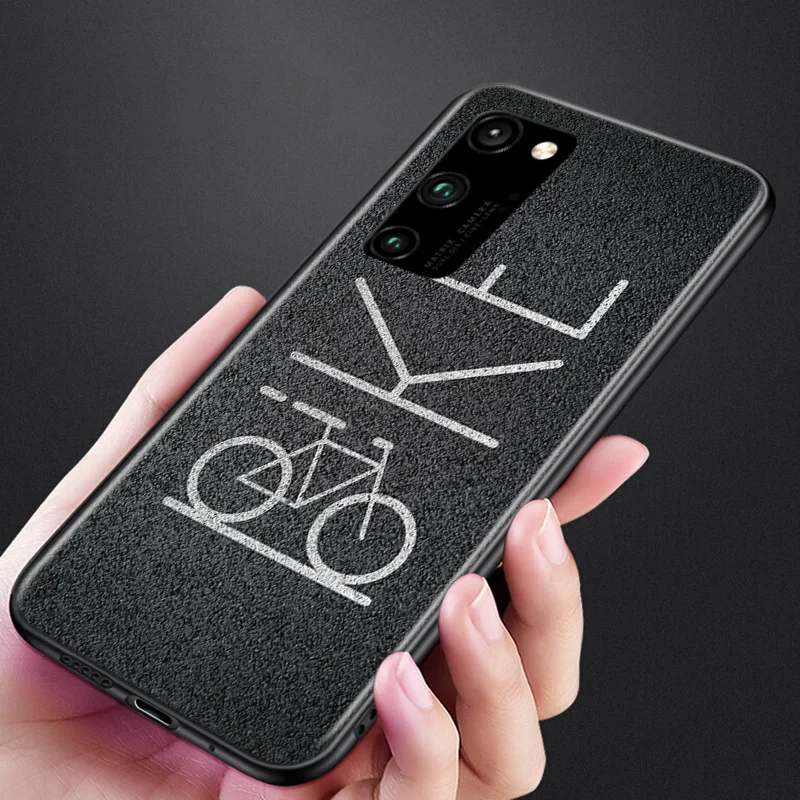 

Silicone Cover BIKE cycling art Phone Case for Huawei Honor 30 20 Pro 10i 9A 9S 9X 8X 10 9 Lite 8 8A 7A 7C Pro