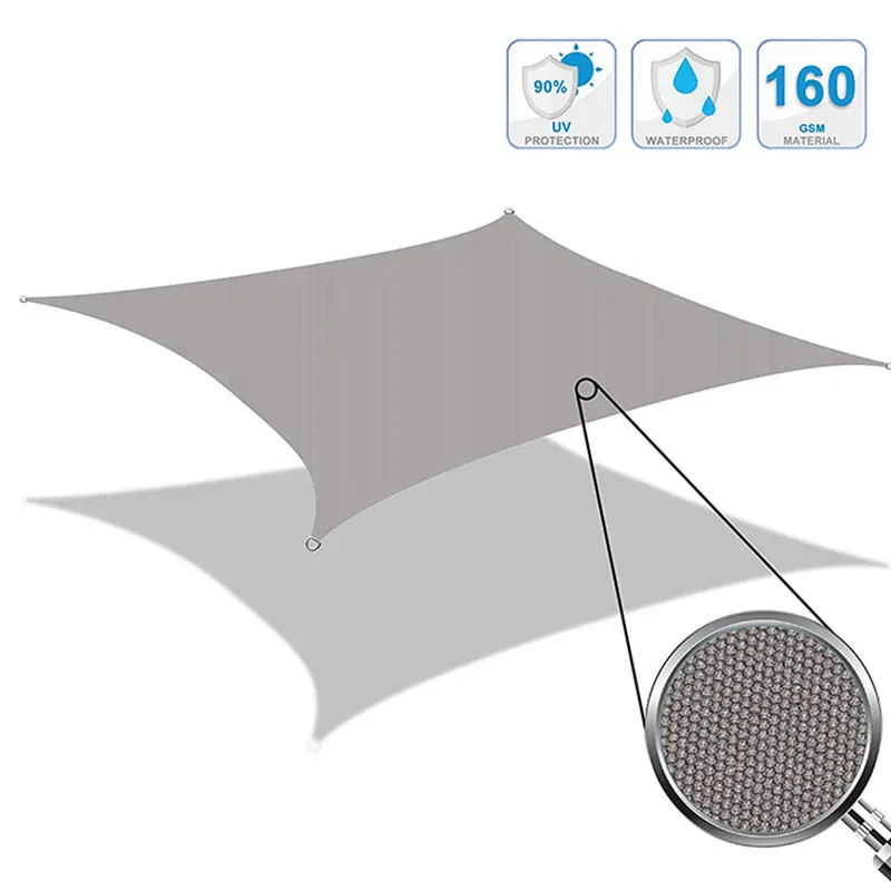 Водонепроницаемый тент от солнца солнцезащитный козырек для сада пляжа кемпинга