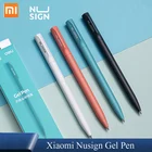Гелевая ручка Xiaomi Nusign Twist 0,5 мм, черные чернила, цветные нейтральные ручки для подписей, поворотный переключатель, плавные инструменты для письма, канцелярские принадлежности