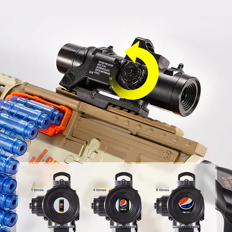 2021 Электрический Blaster взрыв мягкой пулей пистолет M416 M249 детский игрушечный для