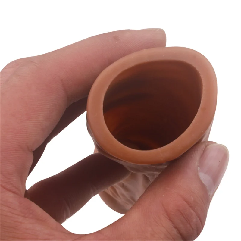 Мягкий силиконовый презерватив для увеличения пениса эластичный с задержкой