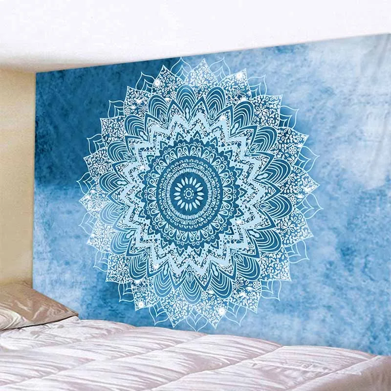

Psychedelic Mandala Tapestry Hippie Wall Tapestry Wall Hanging Home Backdrop Mandalas Wall Cloth Tapestries Carpet Bedspread