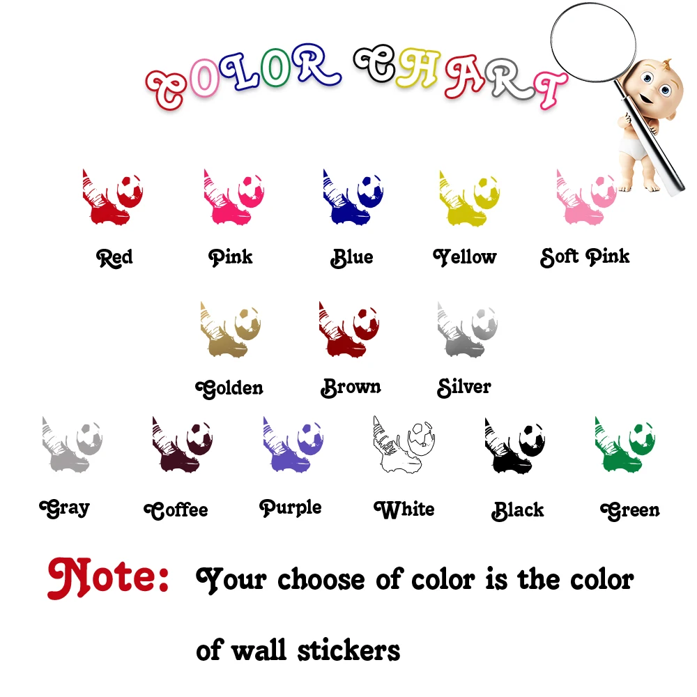 Художественная Наклейка на стену футбольный мяч играть в футбол виниловая